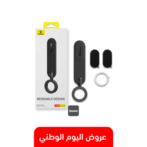 بيسوس حامل جوال، مغناطيسي c02، للسيارة - اسود