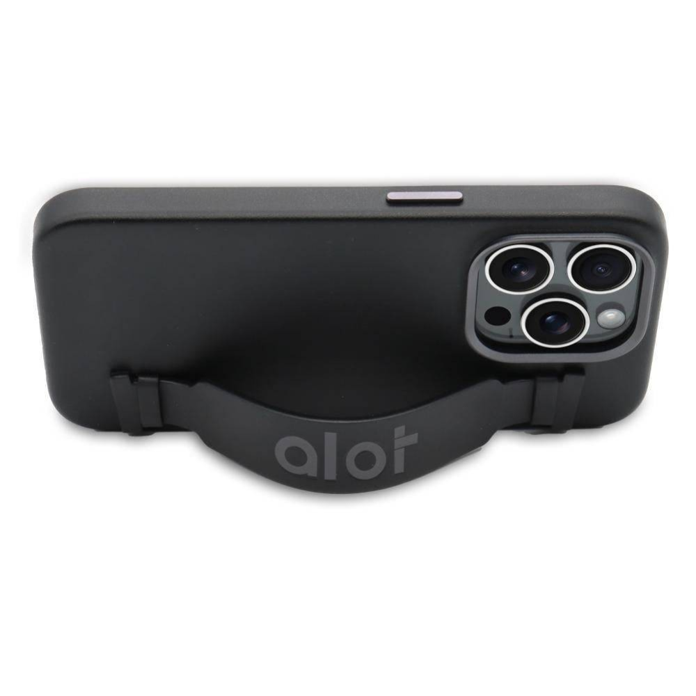 كفر  alot Nobel, جلد MagSafe بمسكة و إطار معدني للكاميرا لايفون 16 برو – جميع الألوان