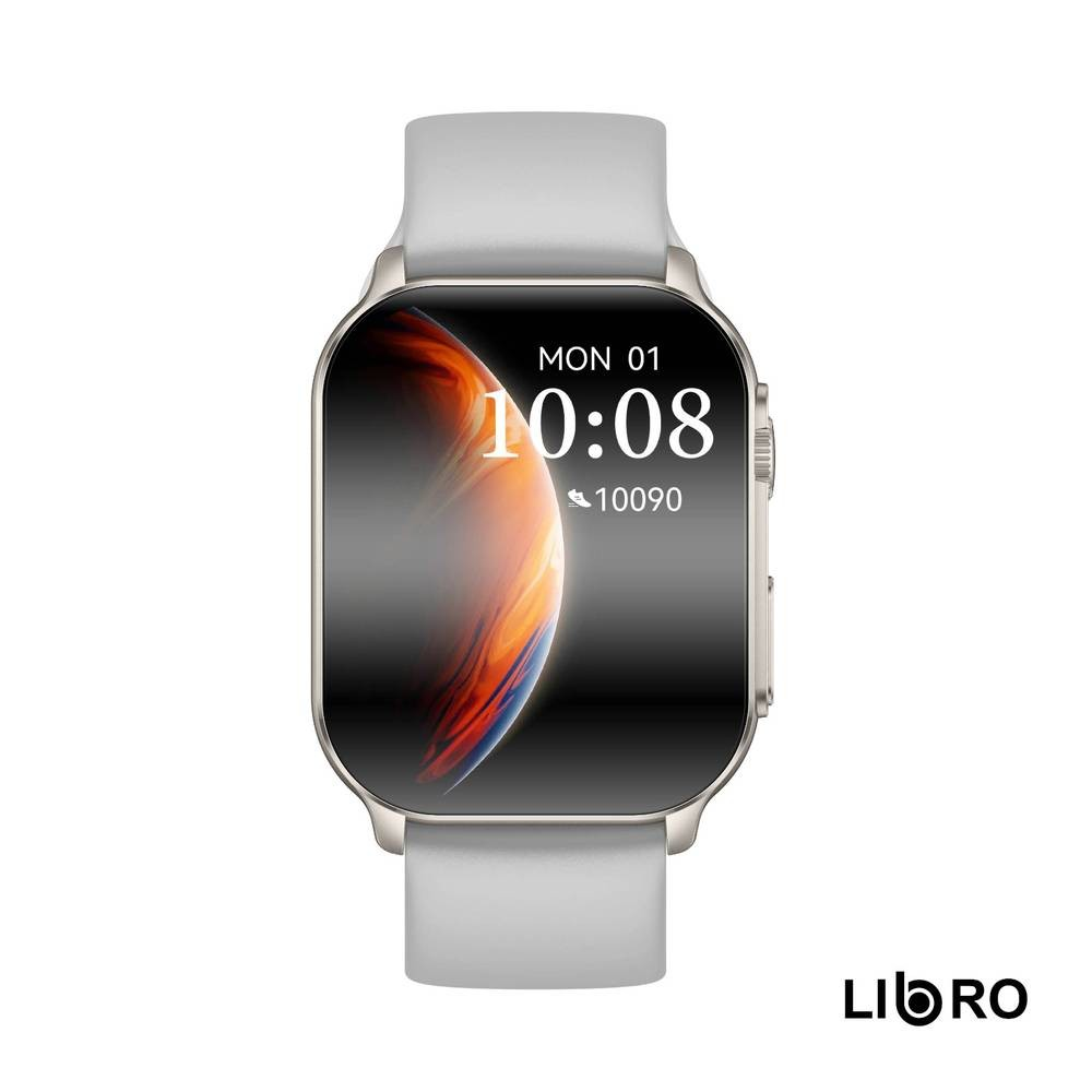 ساعة ليبرو الذكية شاشة امولد بتصميم منحني أنيق بطارية LIBRO - 300mAh
