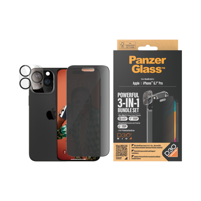 Panzer Glass iPhone 15 HardCase 【5個セット】 Panzer Glass Iphone