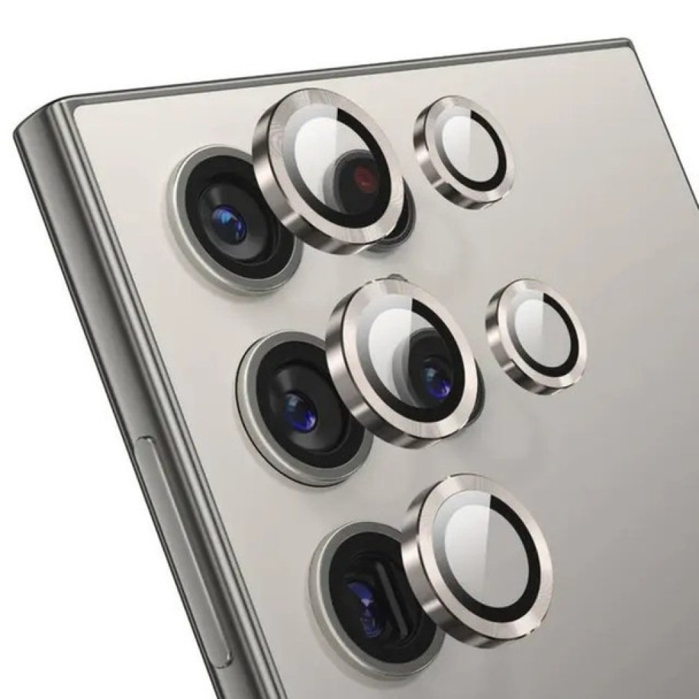 جرين ليون- حماية كاميرا سامسونج اس 24 الترا 9H  رمادي Green Lion Camera Lens Armor