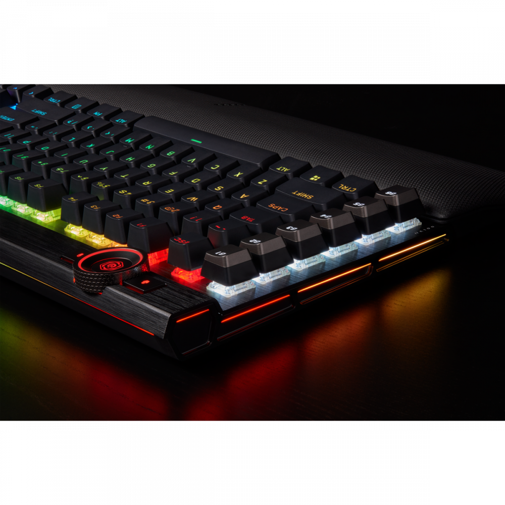 K100 RGB Optical-Mechanical Gaming Keyboard — CORSAIR OPX Switch — Black