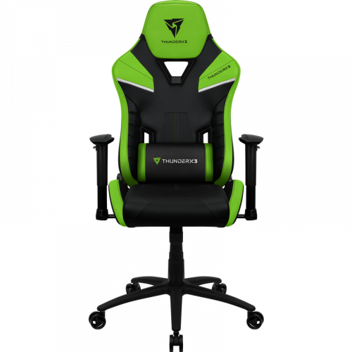 Thunder x3 gaming chair 2025 black and green tgc12