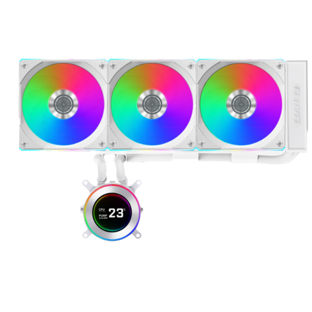 Lian Li HYDROSHIFT II LCD-C 360R Liquid CPU Cooler with 3 Fans