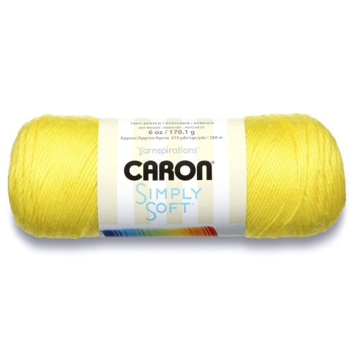 CARON SIMPLY SOFT, Super Duper Yellow
