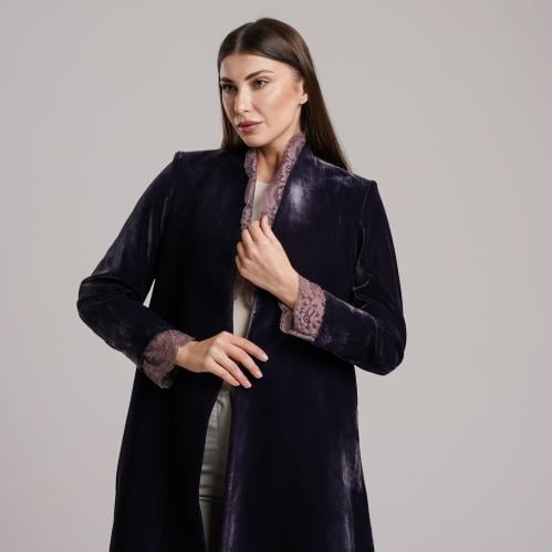 Purple Velvet Blazer