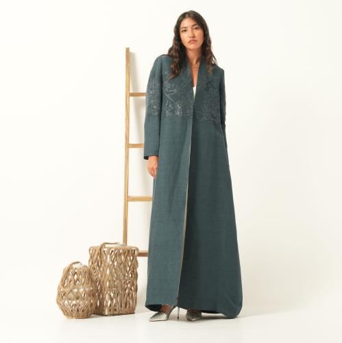 Navy Blue Linen Blazer