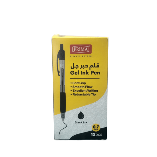 قلم جل ضغاط اسود بريما PR-1766