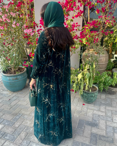 Velvet abaya2