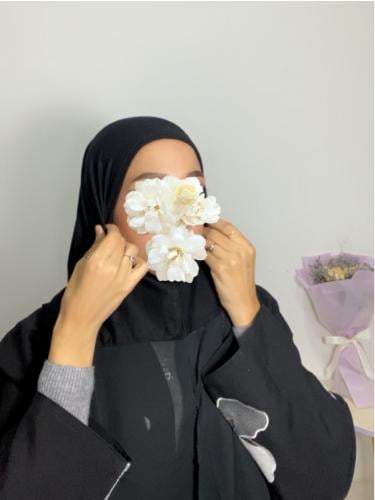 حجاب كويتي - أسود