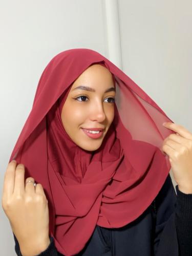 حجاب كويتي - خمري