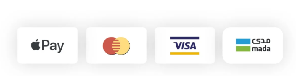 وسائل الدفع المتوفرة