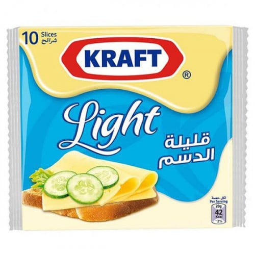جبن شرائح كرفت قليل الدسم 10 قطع