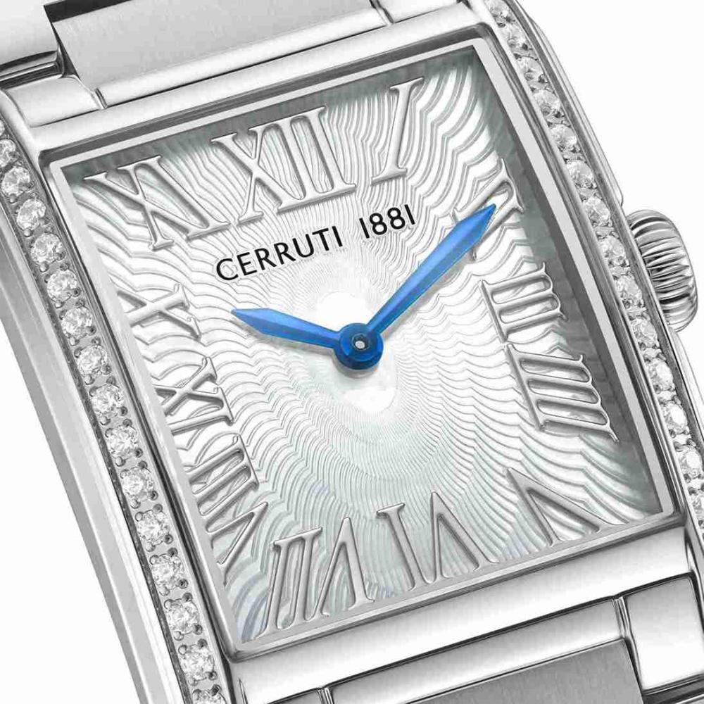 Cerruti 1881 watch with a Swarovski crystal-encrusted bezel