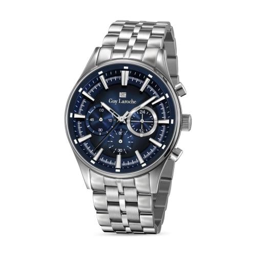 Leadri stainless steel watch in silver - Cerruti 1881 - Shaden