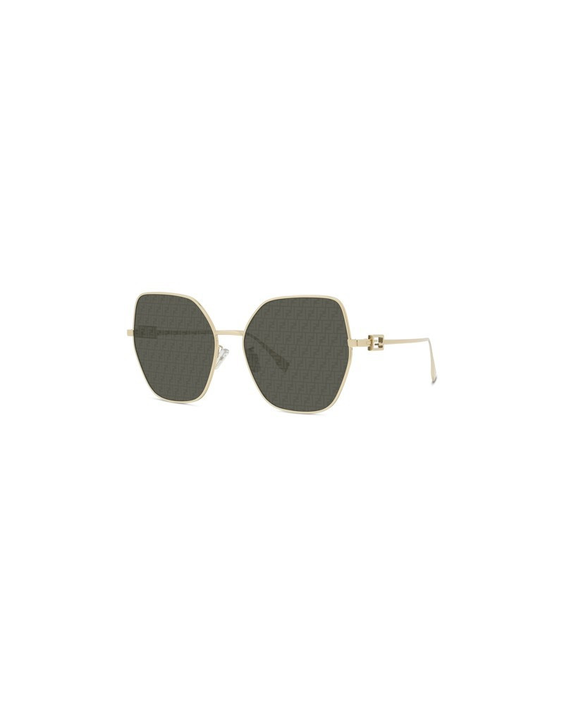 Fendi FF Match Geometric Sunglasses, 72mm | Bloomingdale's