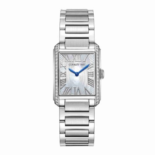 Cerruti 1881 watch with a Swarovski crystal-encrusted bezel