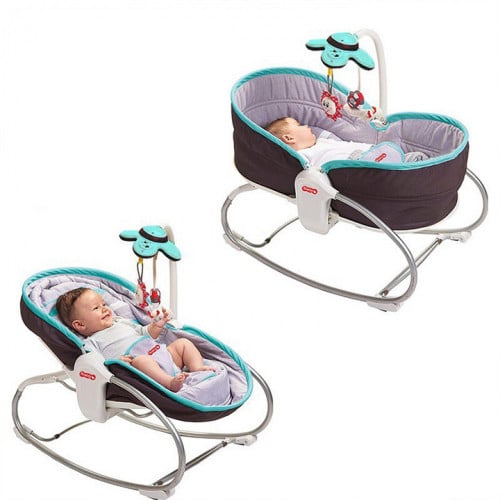 كرسي الأطفال الهزاز 3 في 1 روكر نابر من آي بيبي