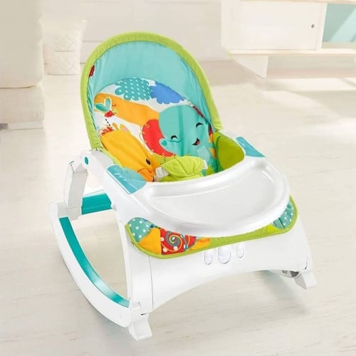 كرسي هزاز  للاطفال 2 في 1 سهل الطي