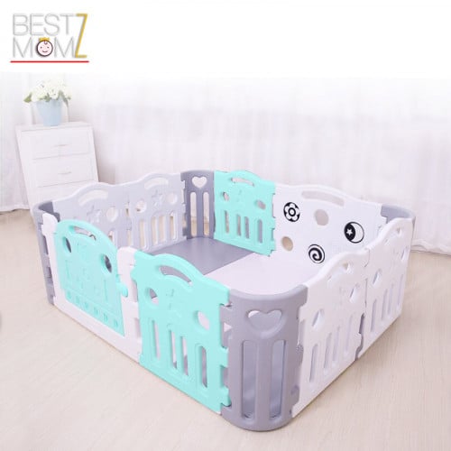 سياج للأطفال قابل للطي مقاس كبير