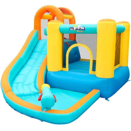 نطاطة وزحليقة وملعب قابلة للنفخ