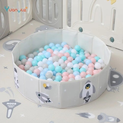 حوض كرات قابل للطي رمادي