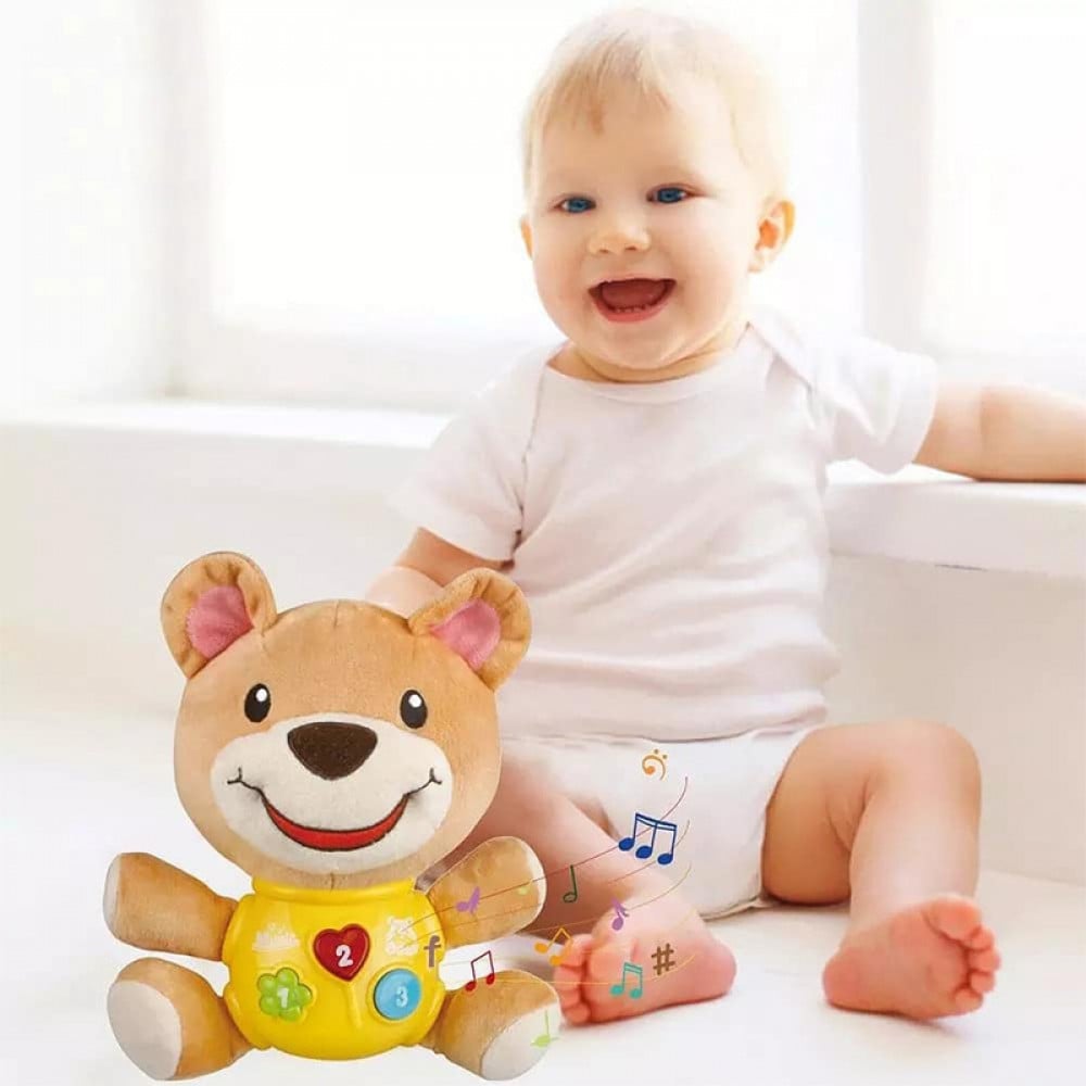 Musical teddy store bear for babies