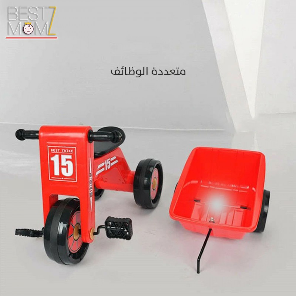 Tricycle with trailer - Bestmomz