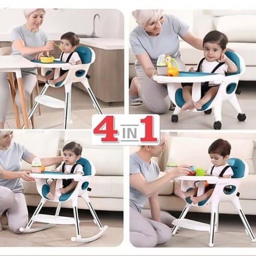كرسي طعام 4 في 1