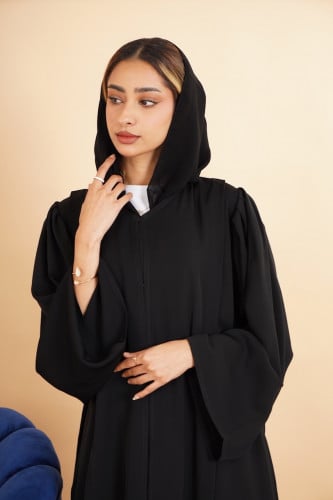 عبايه سعوديه سوداء 0460