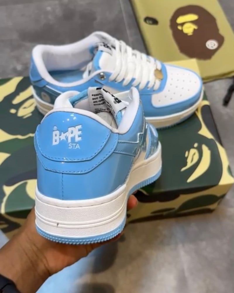 A Bathing Ape Bape Sta Low Blue