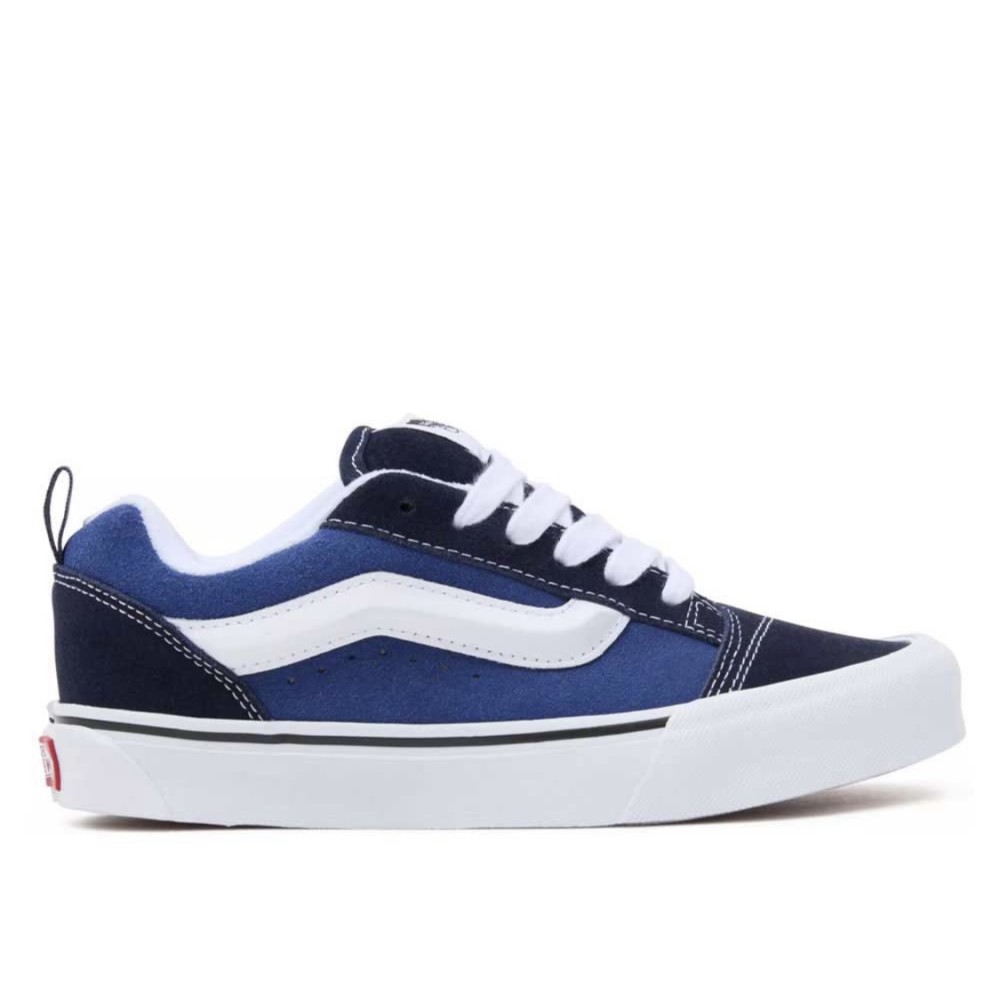 Vans Knu Skool chunky trainers in navy and white