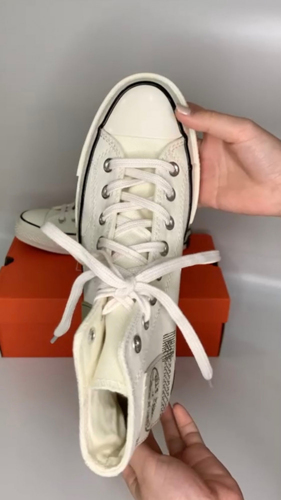 Converse Chuck 70 Desert Patchwork High Top Converse Egret