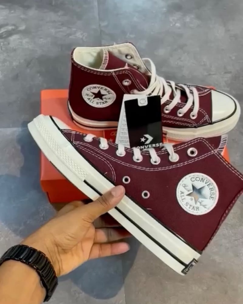 Converse Chuck Taylor All Star 1970s Recycled Canvas Deep Bordeaux