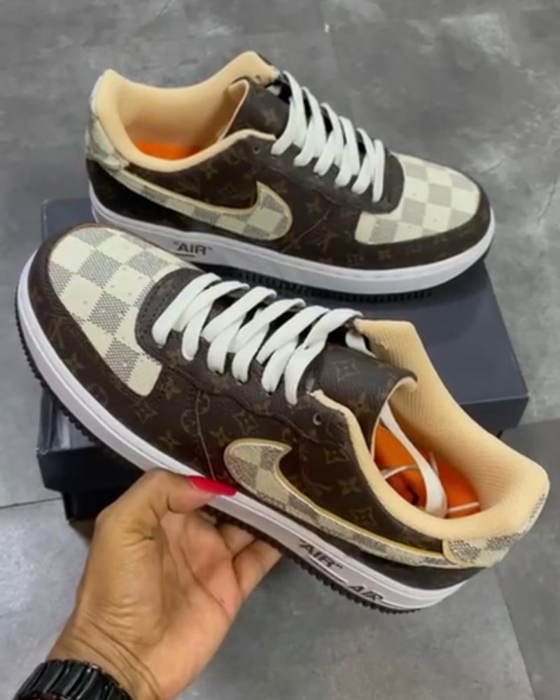 Nike Air Force 1 Low x Louis Vuitton Monogram Brown Damier Azur 40