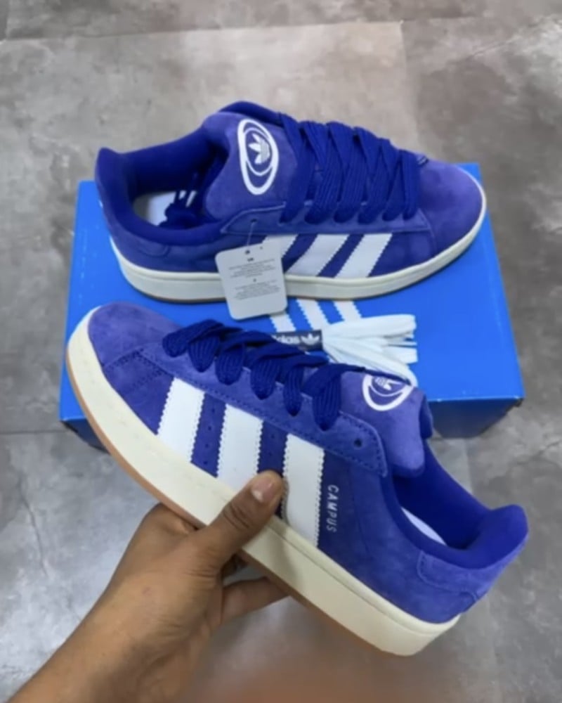 adidas gazelle silver green womens Adidas Campus 00s Lucid Blue Gum – SecondPlace main image 0