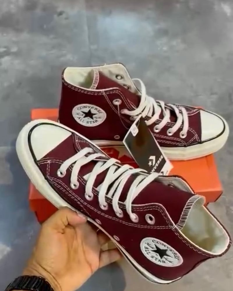 Converse Chuck Taylor All Star 1970s Recycled Canvas Deep Bordeaux
