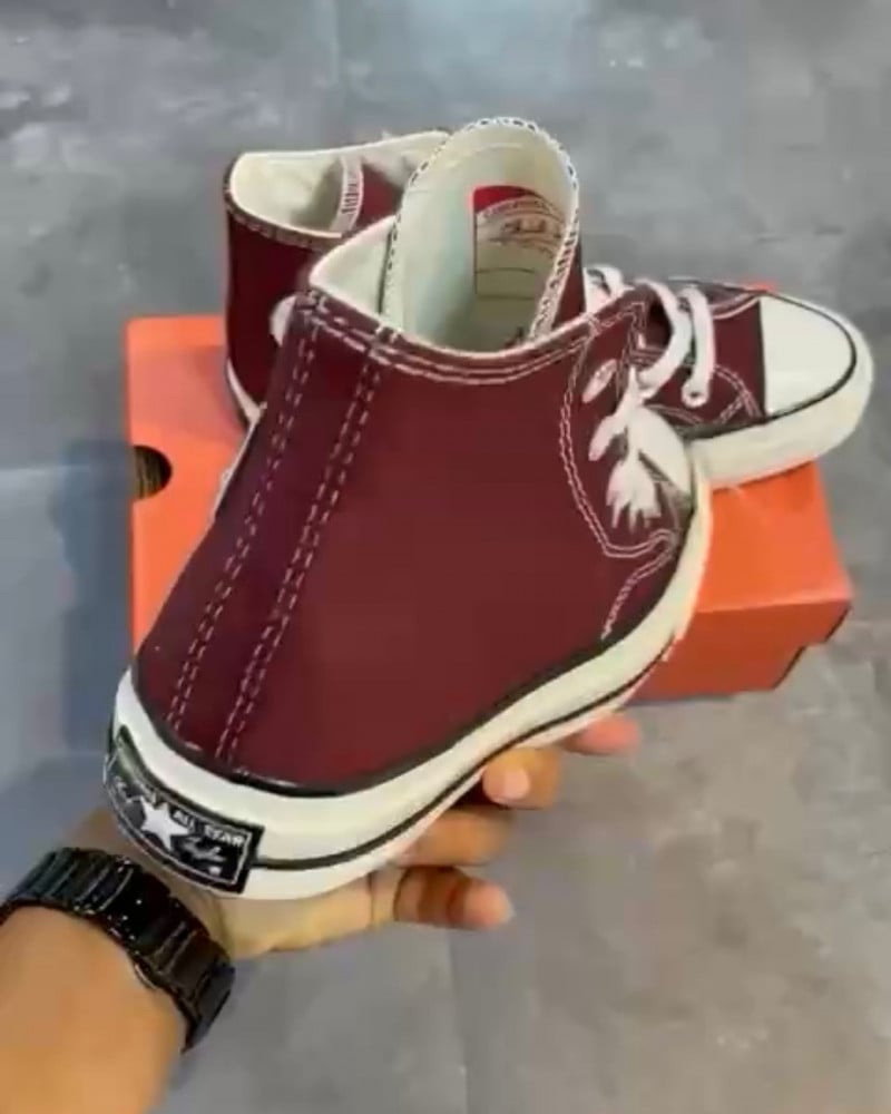 Converse Chuck Taylor All Star 1970s Recycled Canvas Deep Bordeaux