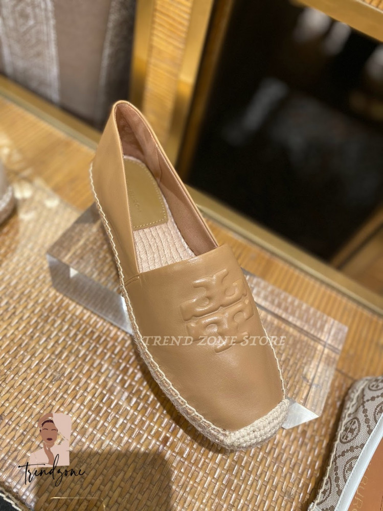 TORY BURCH EVERLY LEATHER ESPADRILLES - TRENDZONE