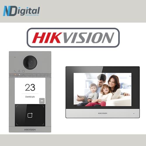 انتركوم اي بي مع اكسس كنترول وشاشة DS-KIS604-P