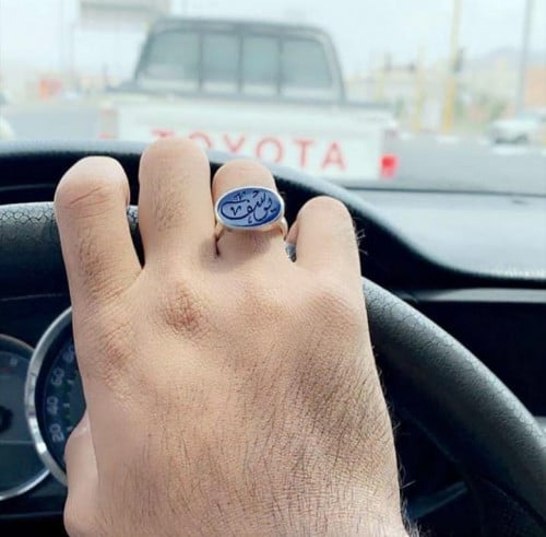 خاتم رجالي ملكي فضه عيار 925