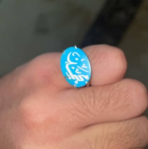 خاتم رجالي ملكي فضه ذو طراز فريد