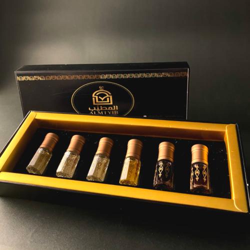 بكج عطور الأصيل 6 أنواع من مخلط عود الفاخر