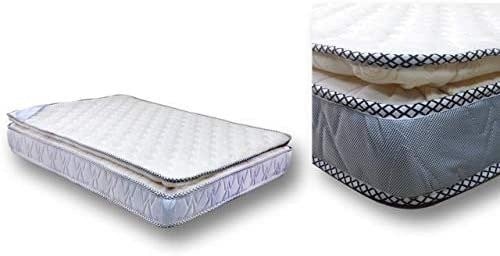 مرتبة سرير مزدوج مع طبقة لباد - مقاس 200*200 15 سم