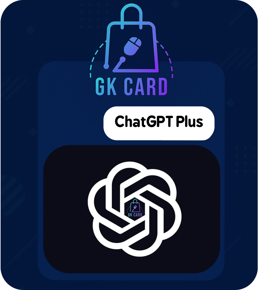 اشتراك شات جي بي تي بلس - شهر | ChatGPT Plus - GK Card