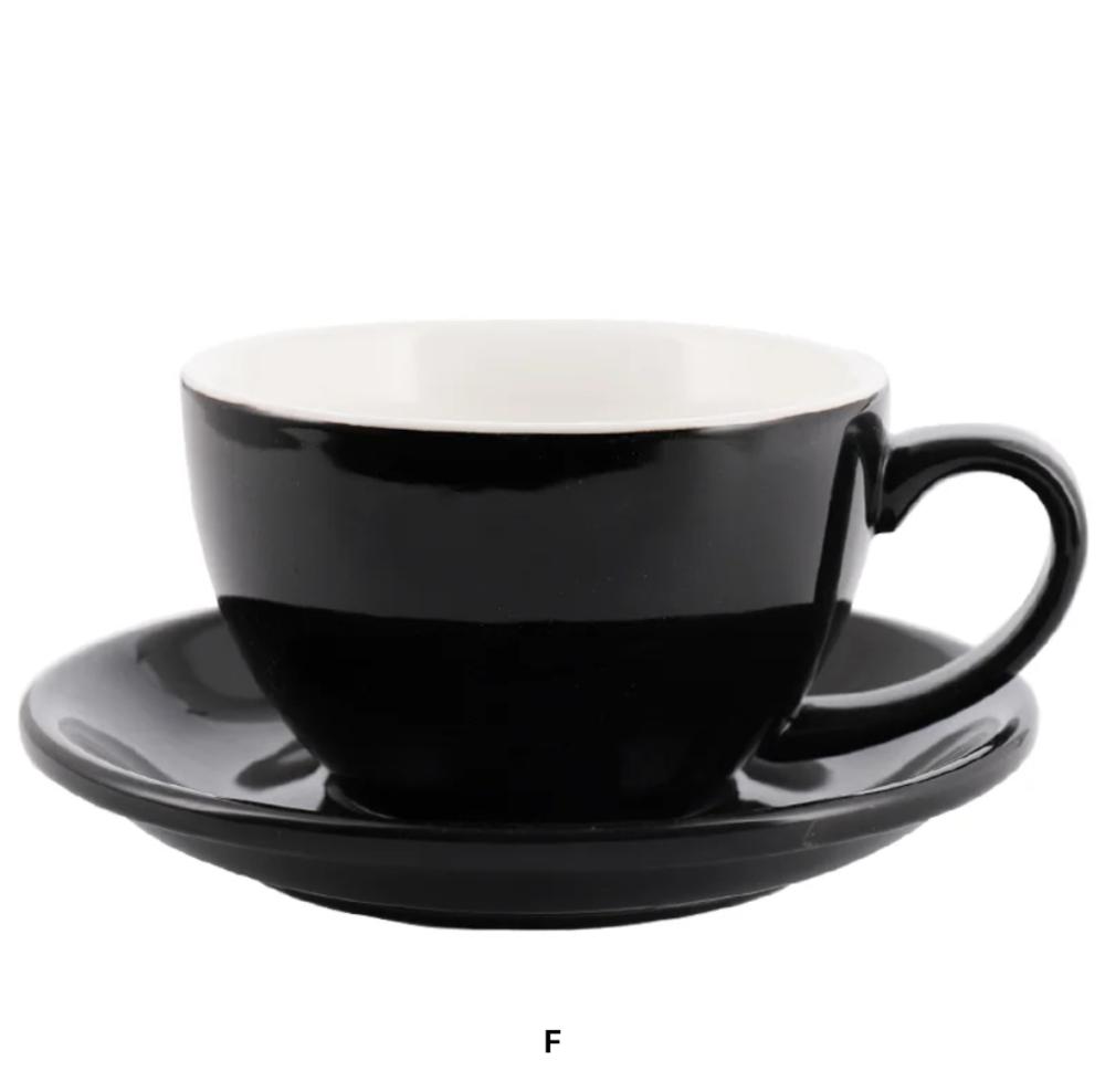 كوب سيراميك لاتيه مع صحن 220 مل | CERAMIC Latte