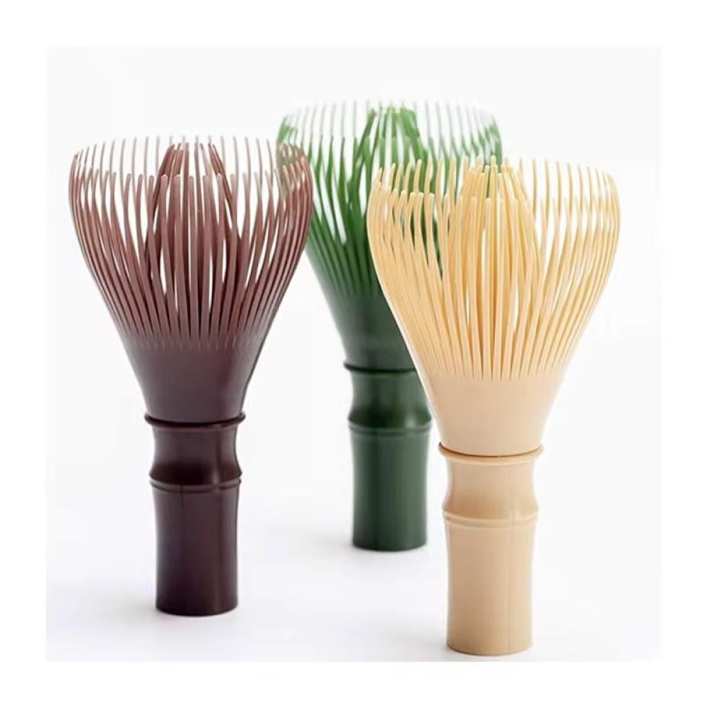 فرشاة خفق الماتشا- بلاستك