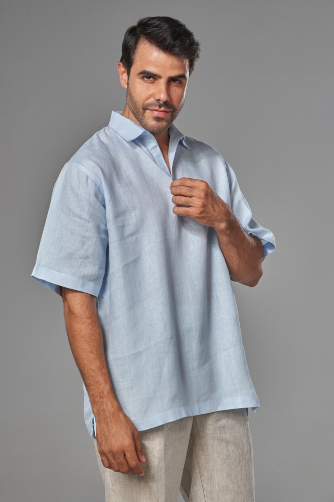 بولو سماوي - sky blue polo