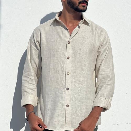 قميص بيج BEIGE SHIRT