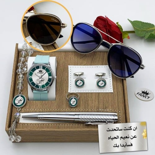 *اطقم رجالي من ماركه فانسي* *ساعه رجالي كلاسيكيه ب...